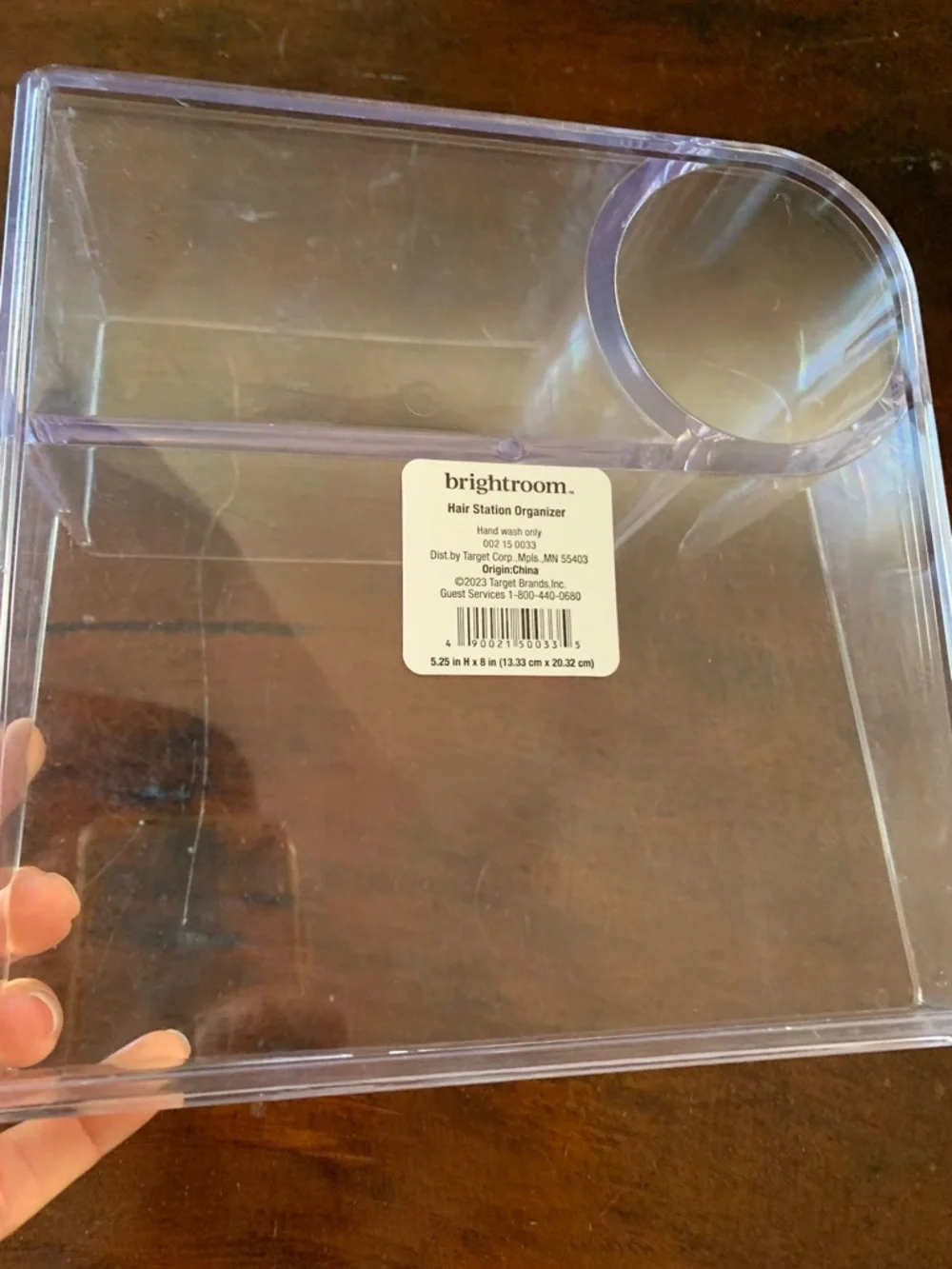 brightroom Clear Hair Station Organizer - Clear